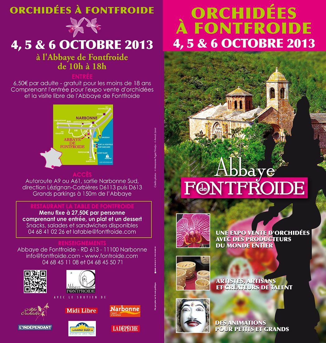 Abbaye de Fontfroide / 4 au 6 octobre 2013 Depliant_Orchidees2013_recto-petit